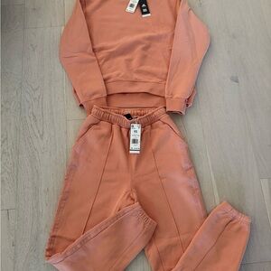 NEW Ivy Park Adidas Women's Coral Jogger Set